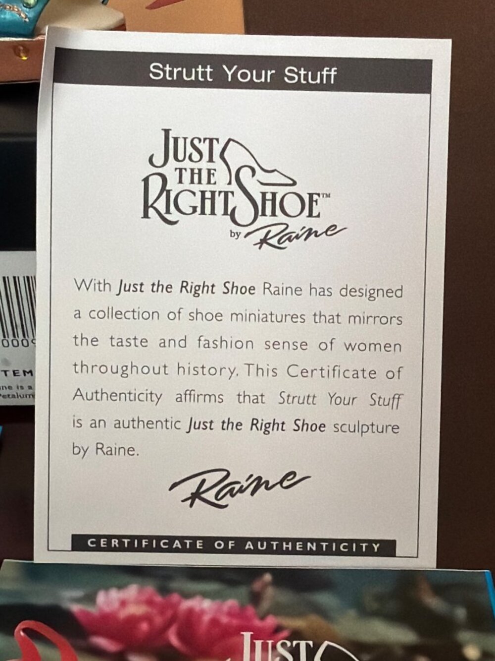 2004 Just the Right Shoe by Raine “Strutt Your Stuff” Love Shoe Coins Pre-owned - Picture 12 of 13